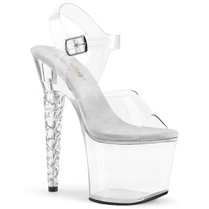 Akril 18 cm Pleaser UNICORN-708RSH Platform Magassarkú Cipők