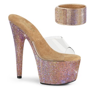 Arany strass 18 cm BEJEWELED-712RS pleaser magassarkú boka mandzsetta