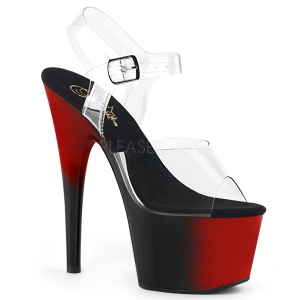 Kettős Színű 18 cm ADORE-708BR platform cipők a magassarkú