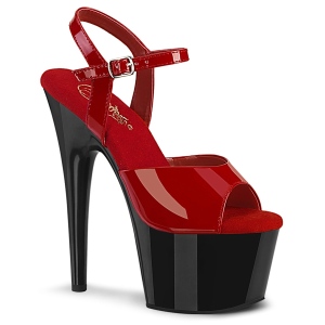 Piros platform 18 cm ADORE-709 pleaser magassarkú