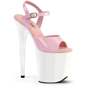 Rozsaszin platform 20 cm FLAMINGO-809 pleaser magassarkú