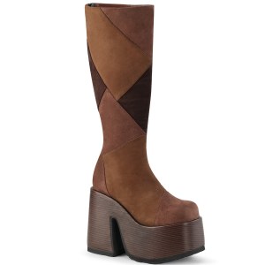 Vegan 13 cm DemoniaCult CAMEL-280-2 Platform csizma vastag sarkú