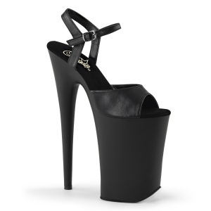 Vegan 23 cm INFINITY-909 platform pleaser magassarkú