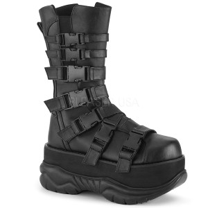 Vegan 7,5 cm NEPTUNE-210 demoniacult csizma - unisex platform csizma