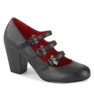 Vegan 8 cm VIVIKA-38-2 gothic maryjane pömpsz denevérszárnyak