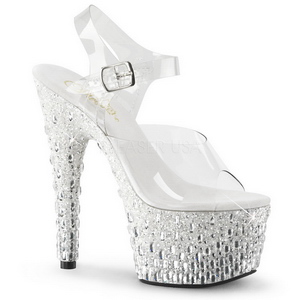 Átlátszó 18 cm ADORE-708MR-5 női cipők magassarkú