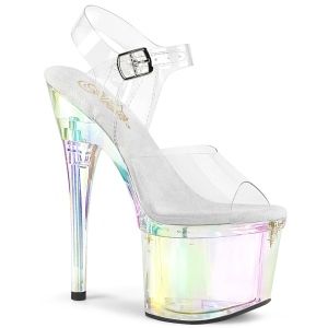 Átlátszó 18 cm ESTEEM-708RBP Hologram platform magassarkú női