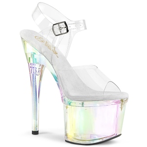 Átlátszó 18 cm ESTEEM-708RBP Hologram platform magassarkű női