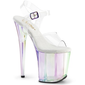 Átlátszó 20 cm FLAMINGO-808HT Hologram platform magassarkú női