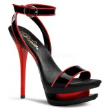 Fekete 15 cm BLONDIE-631-2 női cipők magassarkű