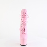 ADORE-1020 18 cm pleaser magassarkú bokacsizma rózsaszín