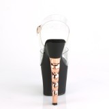 Arany 18 cm IRONGRIP-708 sárgaréz csülök platform cipők a magassarkú