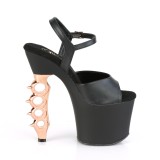 Arany 18 cm IRONGRIP-709 sárgaréz csülök platform cipők a magassarkú
