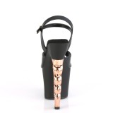 Arany 18 cm IRONGRIP-709 sárgaréz csülök platform cipők a magassarkú