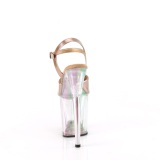 Arany 20 cm FLAMINGO-809HT Hologram platform magassarkú női