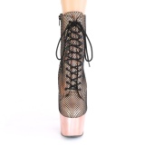 Arany krom 18 cm ADORE-1020HFN rúdtánc cipő - platform bokacsizma