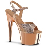 Arany krom platform 18 cm ADORE-709 pleaser magassarkú