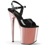 Arany krom platform 20 cm FLAMINGO-809 pleaser magassarkú