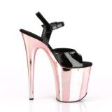 Arany krom platform 20 cm FLAMINGO-809 pleaser magassarkú