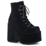 Bársony 13 cm CAMEL-203 chunky demoniacult bokacsizma platform