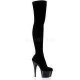 Bársony Platform Combcsizma Sarkú 15 cm Pleaser ADORE-3002