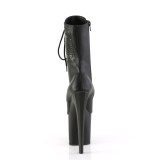 ENCHANT-1040PK 19 cm pleaser magassarkú bokacsizma vegan