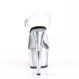 Ezüst 18 cm ADORE-708HGI Hologram platform magassarkú női