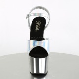 Ezüst 18 cm ADORE-709HGCH Hologram platform magassarkú női