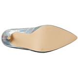 Ezüst Matt 13 cm AMUSE-20 Körömcipők Tűsarkú Cipő