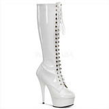 Fehér 15,5 cm DELIGHT-2023 Platform Női Csizma