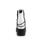 Fehér vegán boots 13 cm VOID-50 demoniacult éksarkú csizma