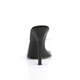 Fekete 11,5 cm FABULICIOUS GALA-01 alacsony sarkú női papucs