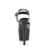 Fekete 18 cm ADORE-708N-DT Hologram platform magassarkű női
