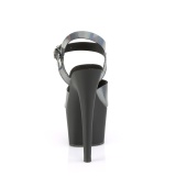 Fekete 18 cm ADORE-708N-DT Hologram platform magassarkú női