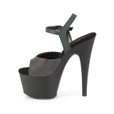 Fekete 18 cm ADORE-709REFL Hologram platform magassarkú női