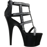 Fekete 18 cm ADORE-798 női cipők magassarkú