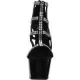 Fekete 18 cm ADORE-798 női cipők magassarkú