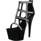 Fekete 18 cm ADORE-798 női cipők magassarkú