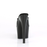 Fekete Jelly-Like 18 cm ADORE-701N rúdtánc papucs platform