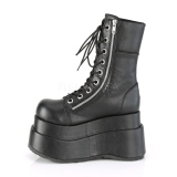 Fekete Műbőr 11,5 cm BEAR-265 Demonia Bokacsizma Platform