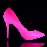 Fukszia Neon 13 cm AMUSE-20 Körömcipők Tűsarkú Cipő
