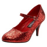 Glitter mary jane körömcipők 8 cm DOROTHY csokornyakkendő hercegnő cipők