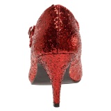 Glitter mary jane körömcipők 8 cm DOROTHY csokornyakkendő hercegnő cipők