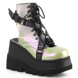 Hologram 11,5 cm SHAKER-56 Gótikus Bokacsizma Éktalpú Platform