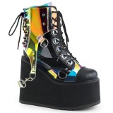 Hologram 14 cm SWING-115 Gótikus Bokacsizma Éktalpú Platform