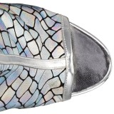 Hologram 18 cm ADORE-1018HG női platform bokacsizma