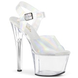 Hologram 18 cm SKY-308N JELLY-LIKE stretch platform szandal magassarkú