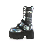 Hologram 9 cm ASHES-120 cyberpunk csizma platformos