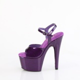 Ibolya 18 cm ADORE-709GP csillámos platform szandal női