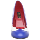 Kék 10,5 cm SMITTEN-05 női cipők magassarkű
